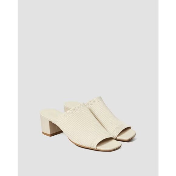Everlane The Glove Mule in ReKnit White Bone Size 9 NEW - Picture 1 of 16